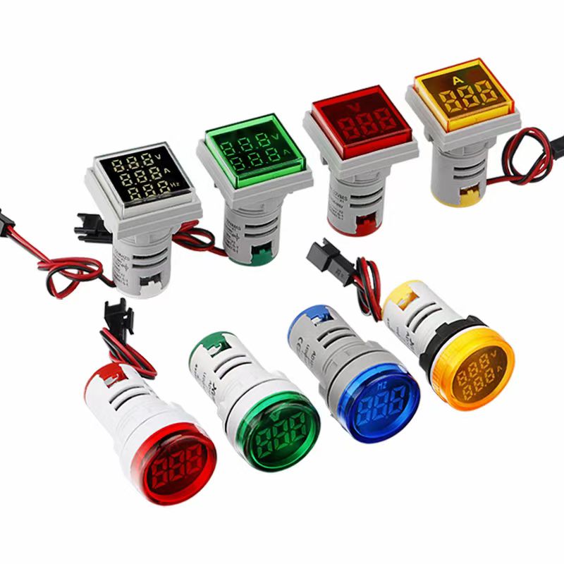 22 ملم ميني الفولتميتر /ammeter /hertz meter مؤشر مؤشر مؤشر رقمي