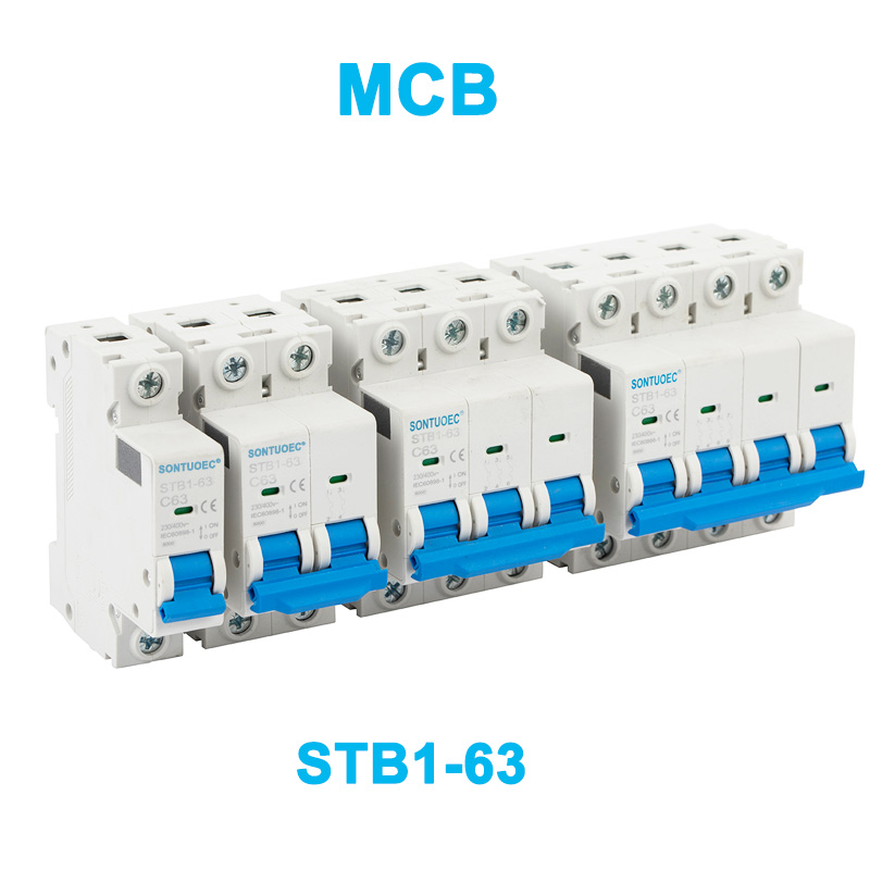 هيكل C65 التنافسي STB1-63 Series Miniature Circuit Breaker MCB