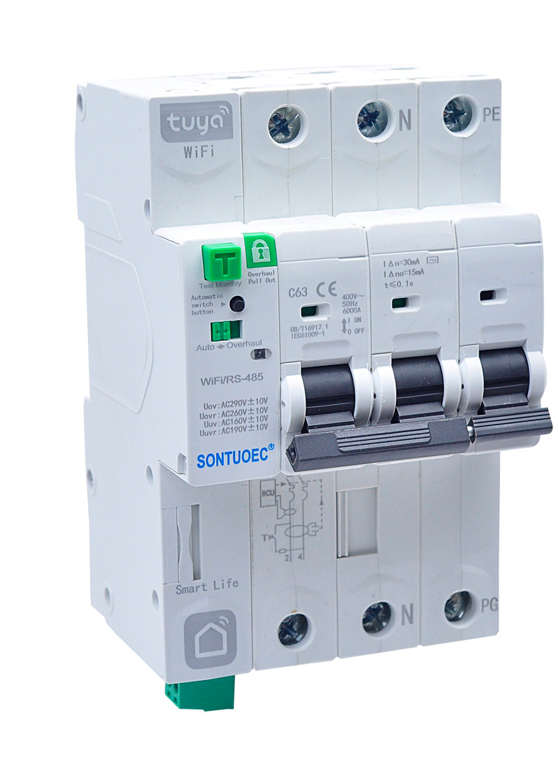 IoT 4G قاطع الدائرة WiFi Tuya APP التحكم عن بعد لاسلكي عن بعد