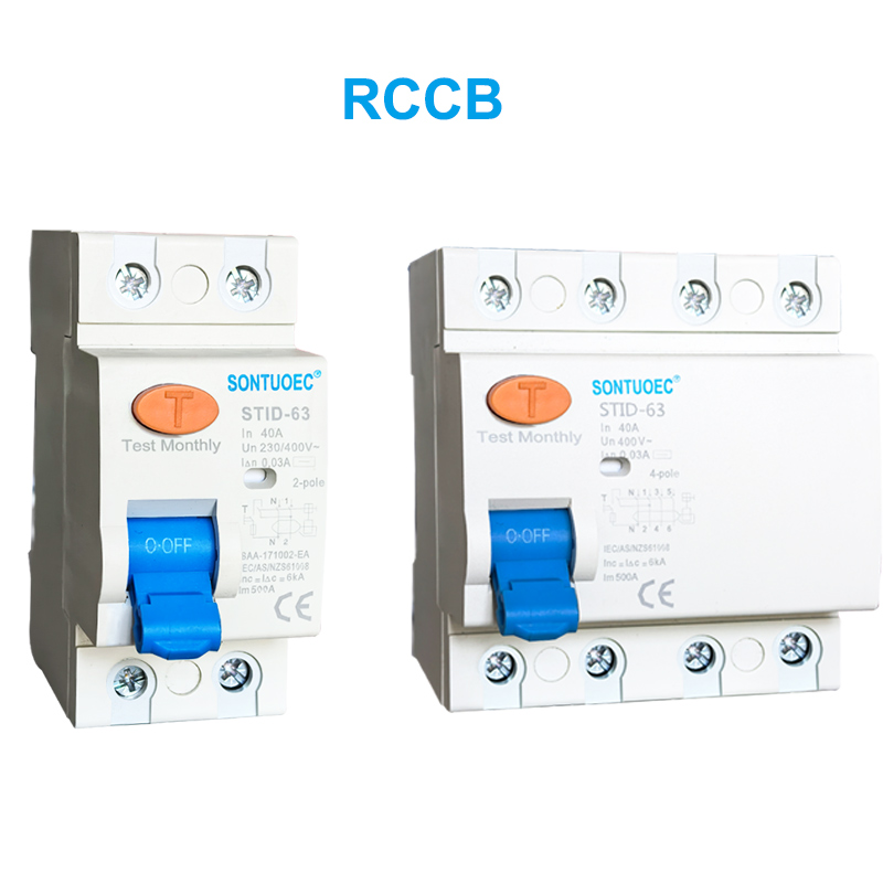 STID-63 Series RCCB 230V 63A قاطع الدائرة الحالي المتبقي